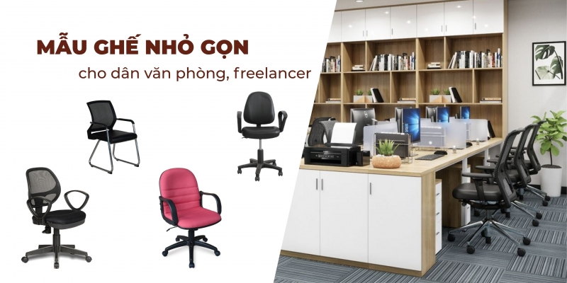 Top 10 mẫu ghế nhỏ gọn cho dân văn phòng và làm việc tại nhà...