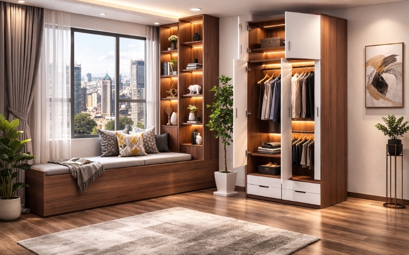 Top 10 mẫu tủ quần áo đẹp cho phòng ngủ hiện đại